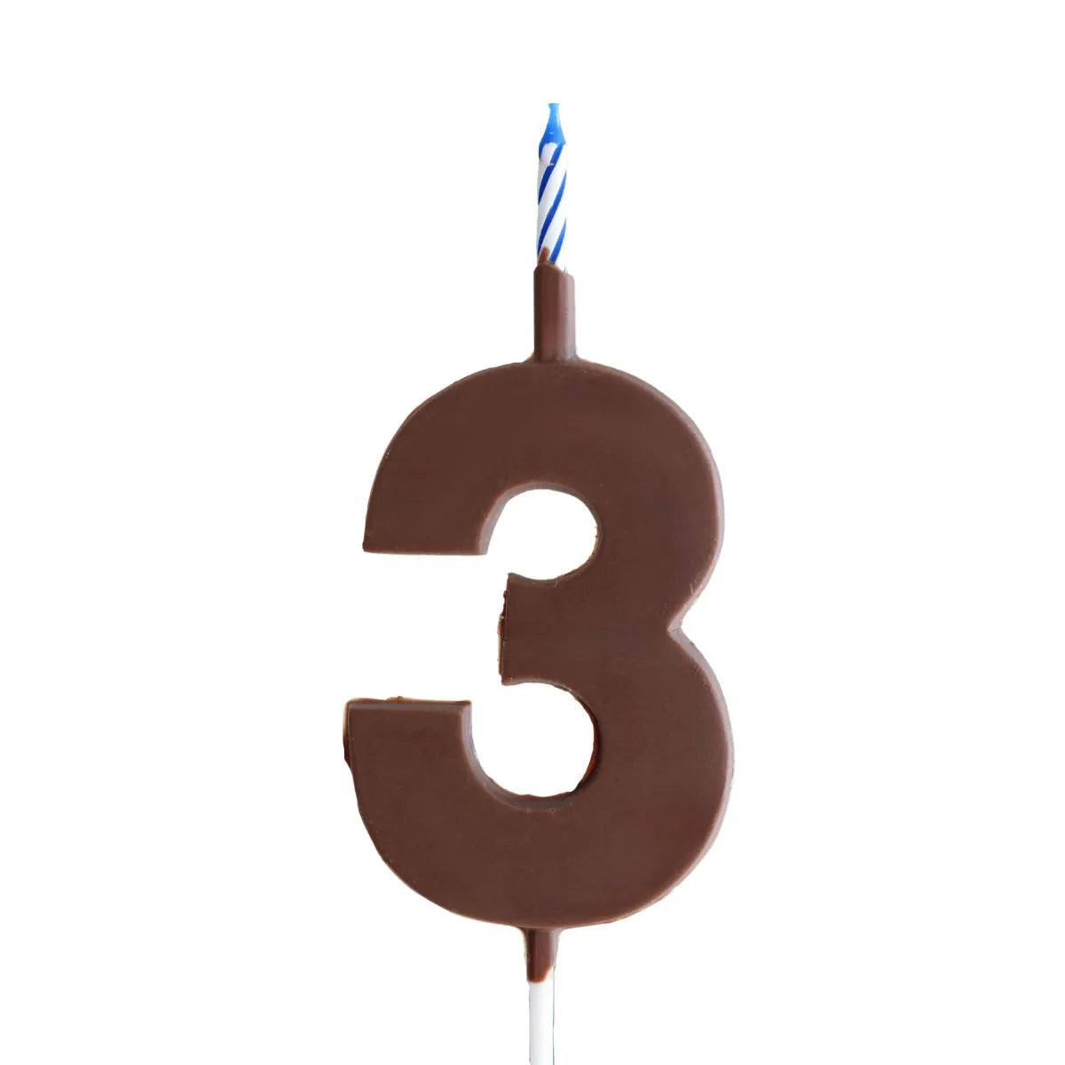 Velas de chocolate número - Pastelerías Salinas
