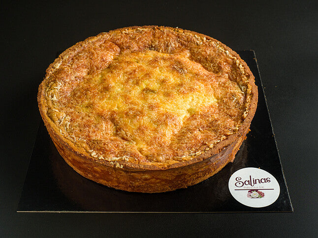 Quiche espinacas ricotta / Jamón, puerro y champiñones
